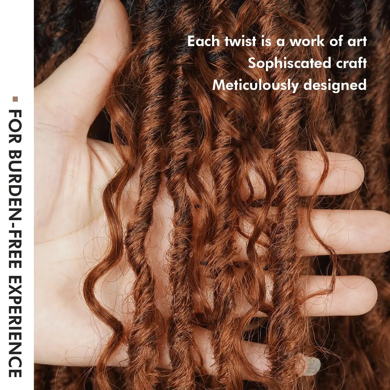 Toyotress Boho Locs With Human Hair Curls Pre Looped Goddess Boho Dreadlocks Curly Full Ends Hair Extensions